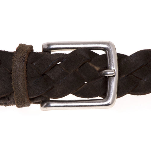 Gavazzeni belt in woven suede - 2
