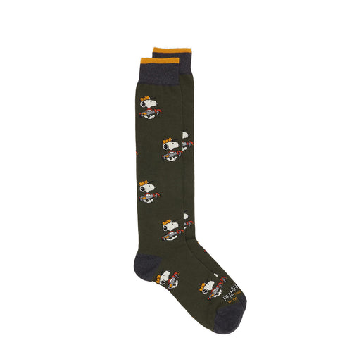 In The Box lange Socken mit „Snoopy Caddy All Over“-Muster