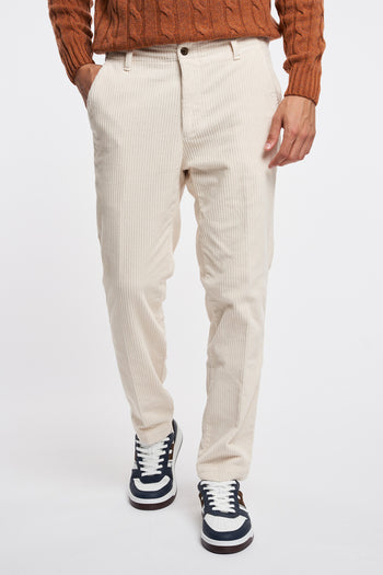 Myths carrot fit chino trousers in 500 stripe cotton - 3