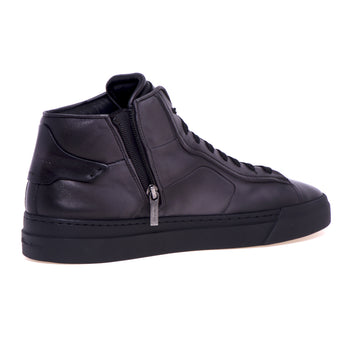 Santoni sneakers in buffered leather - 4