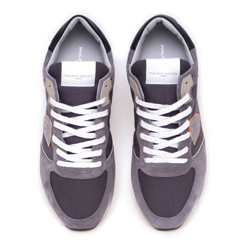 Philippe Model TRPX sneaker in suede and fabric - 5