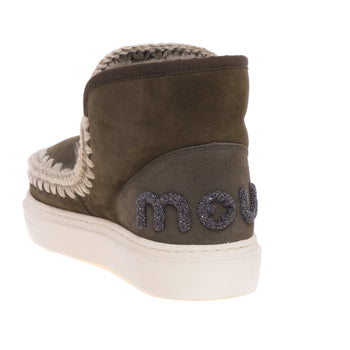 Mou Eskimo Sneaker Bold ankle boot with glitter logo - 4