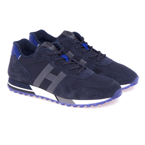 Hogan H383 sneaker in suede and fabric - 2