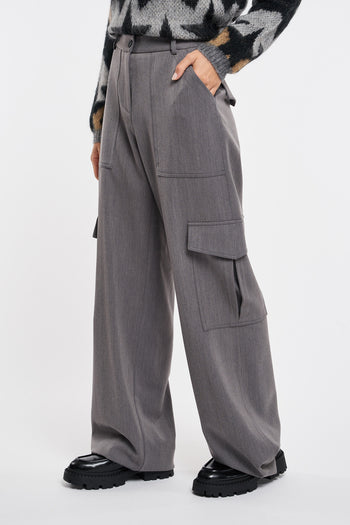 Dixie cargo trousers in poly viscose - 4