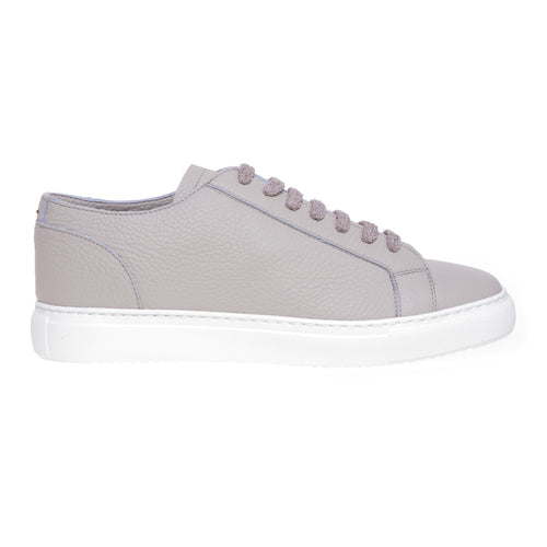 Doucal's sneaker in hammered leather - 1