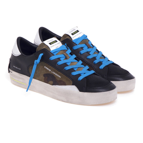 Crime London "Skate Deluxe" sneaker in leather and suede - 2