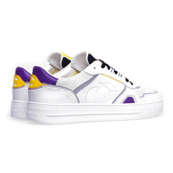 Crime London sneaker in leather and suede - 3