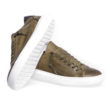 Pawelk's leather sneaker with semi-covered laces - 4