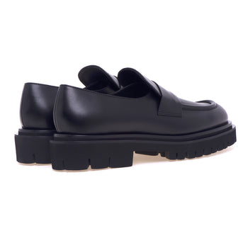 Anna F. leather moccasin with rubber sole - 3