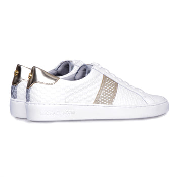 Michael Kors "Irving Stripe Lace Up" sneaker in printed leather - 3