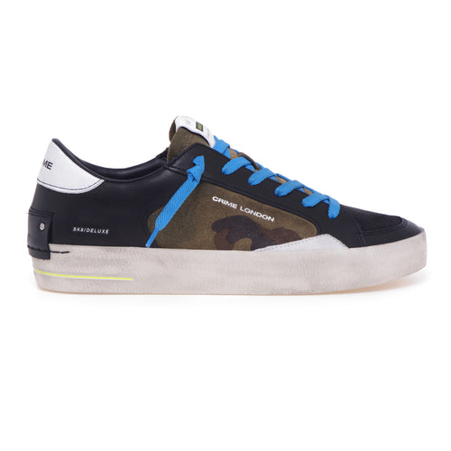 Crime London "Skate Deluxe" sneaker in leather and suede - 1