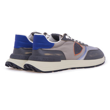 Philippe Model Antibes sneaker in vintage effect leather and fabric - 3
