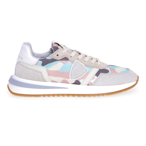 Philippe Model Tropez 2.1 sneaker in suede and fabric
