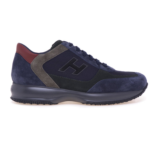 Hogan Interactive sneaker in suede and fabric