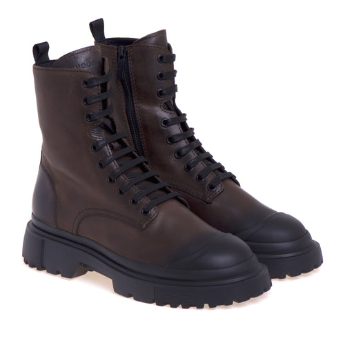 Hogan H619 amphibian in greased leather - 2
