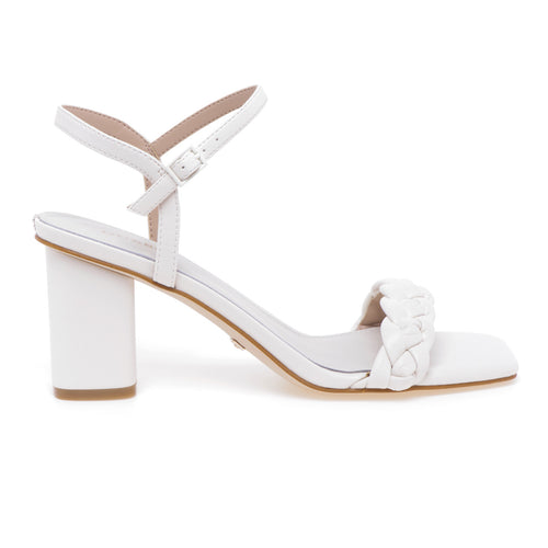 Guess sandal in eco-leather with 75 mm heel