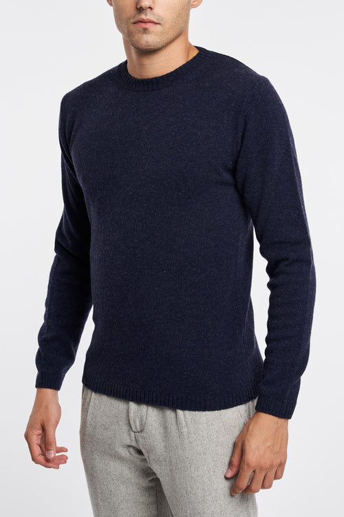 Daniele Fiesoli crew neck sweater in 100% Geelong shaved - 2