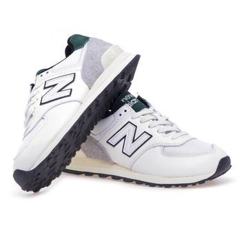 New Balance 574 Sneaker aus Leder und Stoff - 4