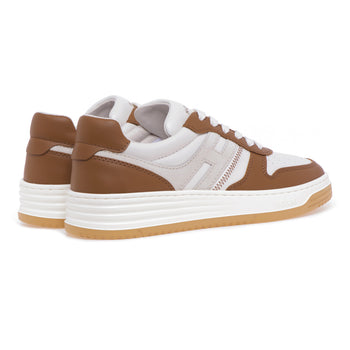 Hogan H630 basketball sneaker in leather and suede - 3