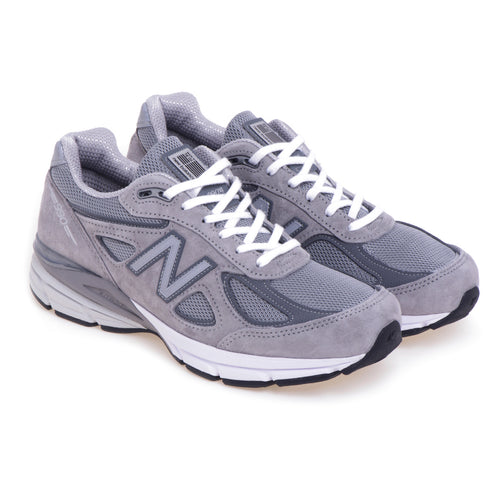 New Balance 990 v4 Sneaker aus Wildleder und Stoff - 2