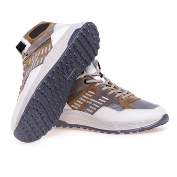 Hogan Hyperlight Treck sneaker in leather and fabric - 4