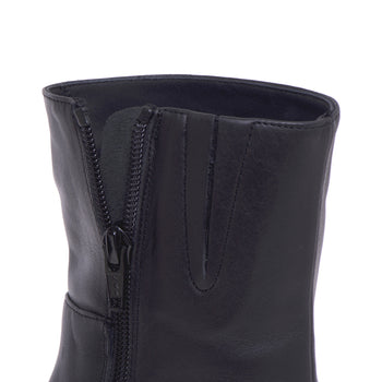 Paloma Barcelò leather ankle boot with Norwegian stitching - 4