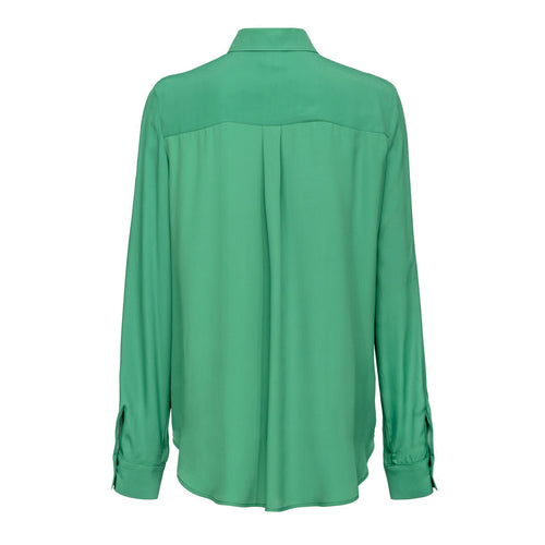 Pinko silk blend shirt with pockets - 2