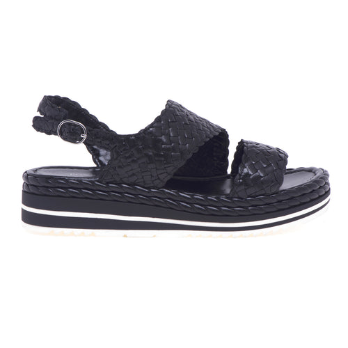 Pons Quintana double band sandal in woven leather