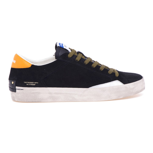 Crime London "Distressed" suede sneaker - 1