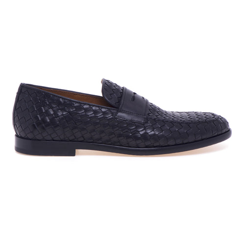 Doucal's moccasin in woven leather - 1