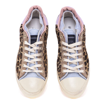 Hidnander "Starless Low" sneaker in spotted ponyskin and canvas - 5