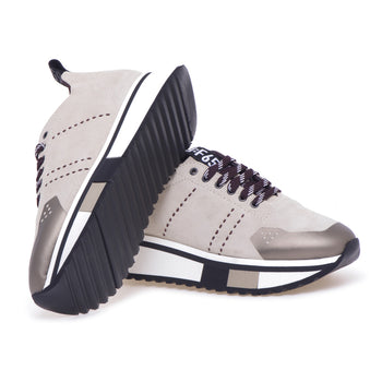 Sneaker Fabi F65 in camoscio - 4