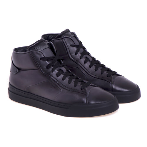 Santoni sneakers in buffered leather - 2