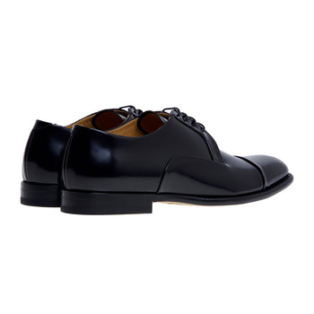 Fabi lace-ups in shiny leather with toe cap - 3
