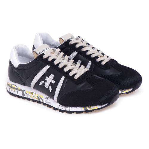 Premiata Lucy sneaker in leather and ponyskin - 2