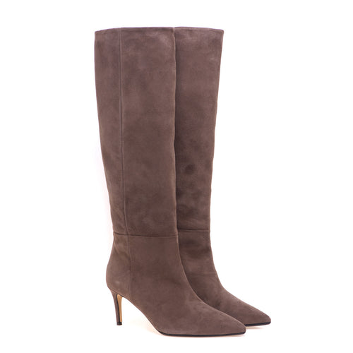 Anna F. suede tube boot with 70 mm heel - 2