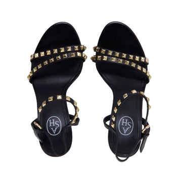 Ash "glam" leather sandal with studs and 100 mm heel - 5