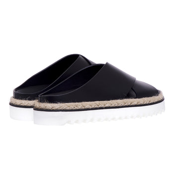 Furla Gilda leather slipper with crossed bands - 3