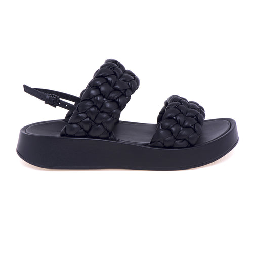 ASH „VoyagesBis“ Sandale aus gewebtem Leder