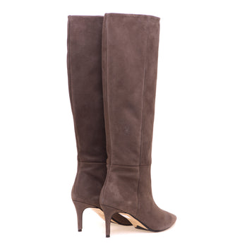 Anna F. suede tube boot with 70 mm heel - 3