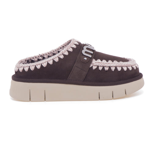 Mou Bounce Clog aus Wildleder mit Maxi-Logo