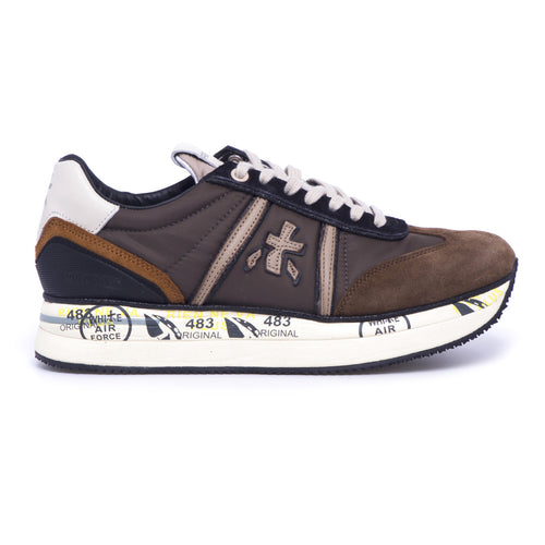 Premiata Conny sneaker in suede and fabric