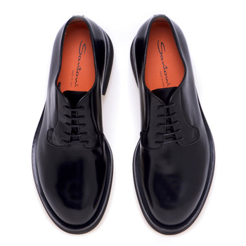 Santoni lace-ups in brushed leather - 5