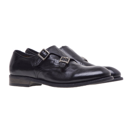 Sturlini Firenze double buckle shoe in leather - 2