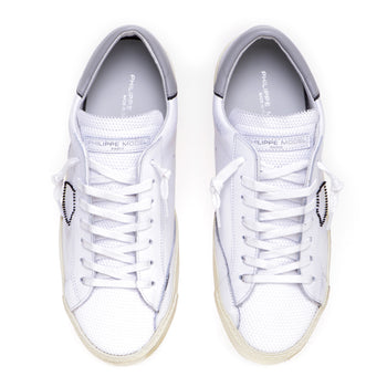 Philippe Model "Paris X" sneaker in leather and mesh fabric - 5