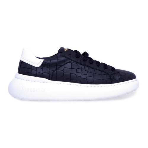 Hide &amp; Jack sneaker in printed leather with oversized sole - 1