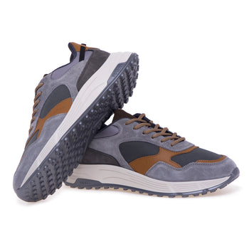 Hogan Hyperlight sneaker in suede and fabric - 4