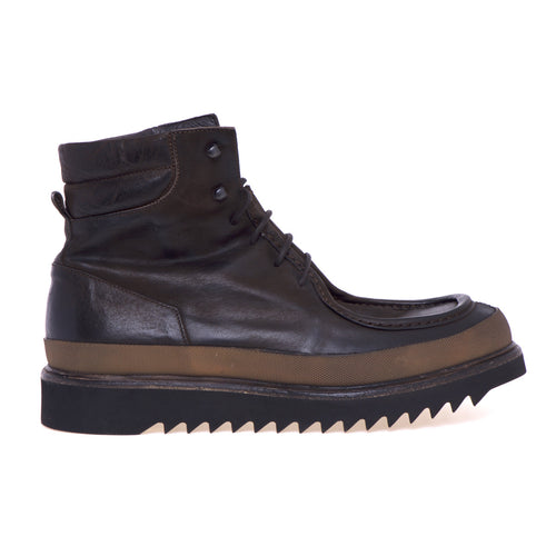 Pawelk's ankle boot in leather with Norwegian stitching