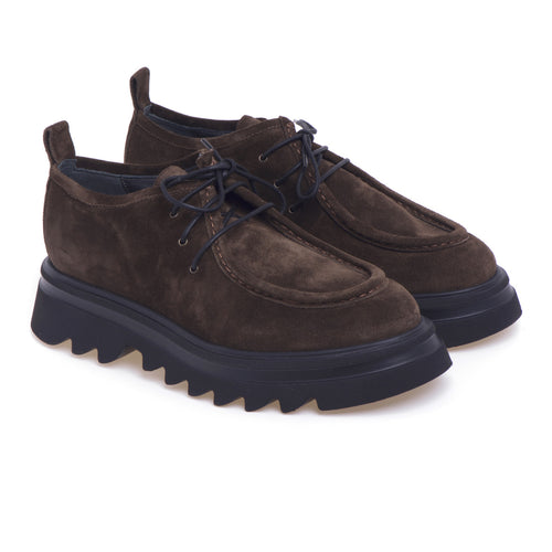 Fru.it Norwegian style lace-up shoes in suede - 2