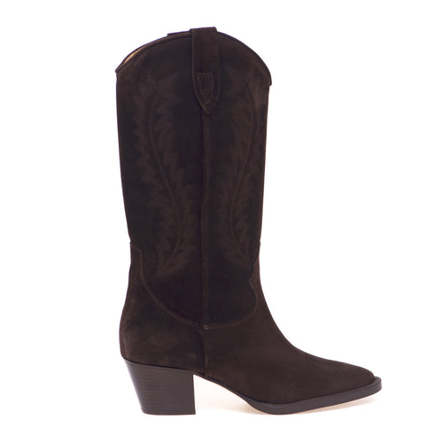 Anna F. Texan boot in suede - 1